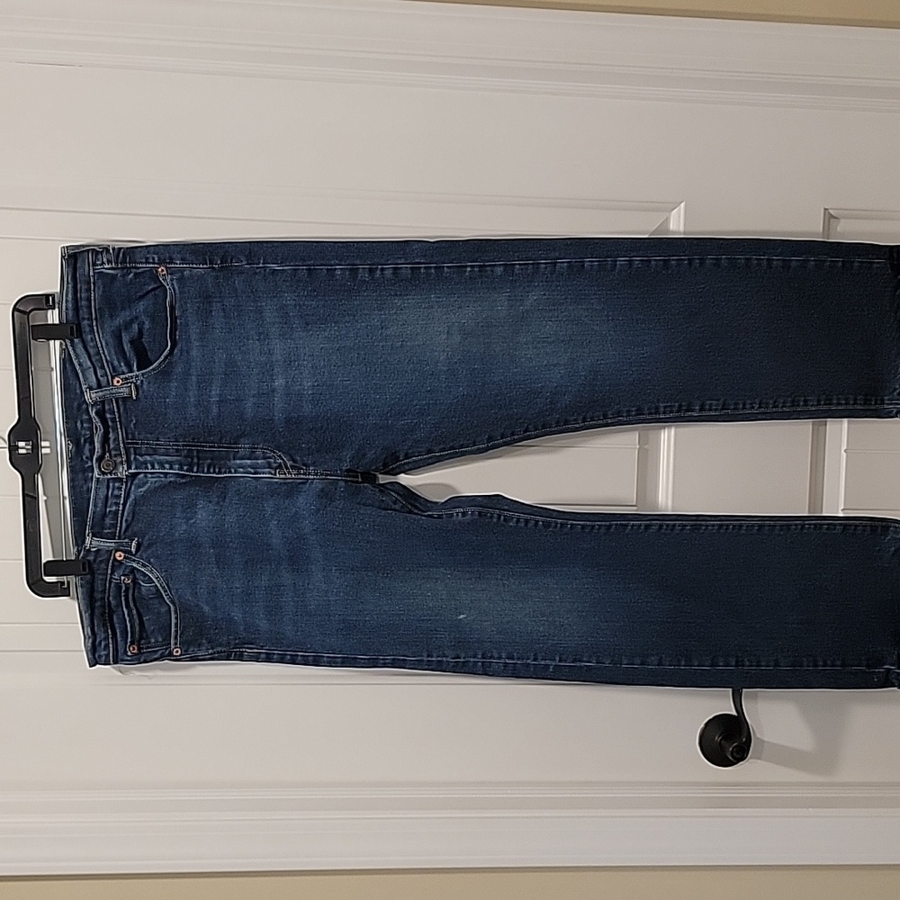 Levi's 505 Regular Fit Blue Straight-Leg Jeans  Size 40x30 - Picture 8 of 8
